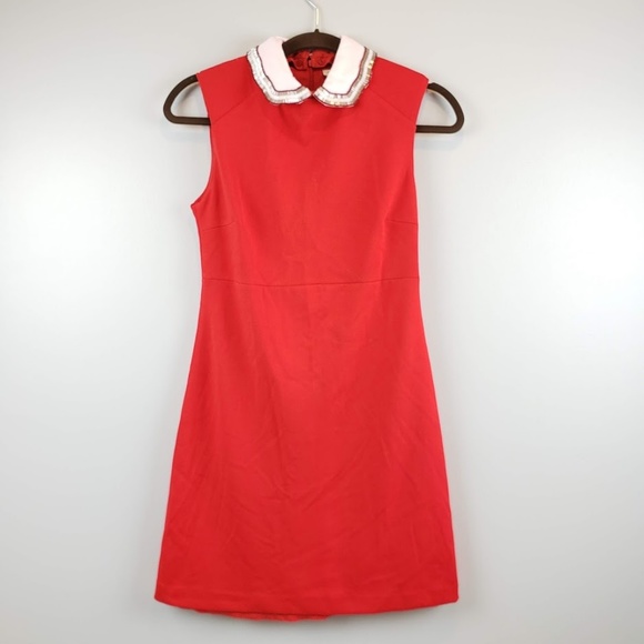 Maje Rangat Peter Pan Collar Mini Dress Size 1 XS - Picture 2 of 8